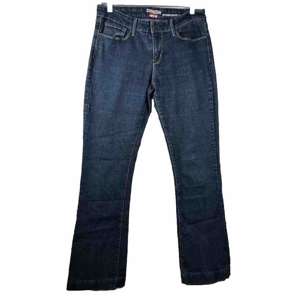 NEW Denizen by Levi's Women's Size 10 Modern Bootcut 30x30 Zip Solid Denim Jeans
